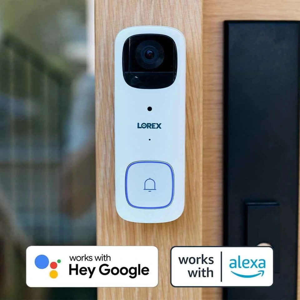 Lorex 2K Wi-Fi Video Doorbell (Battery-Operated, 32GB) B463AJD-E - photo 4