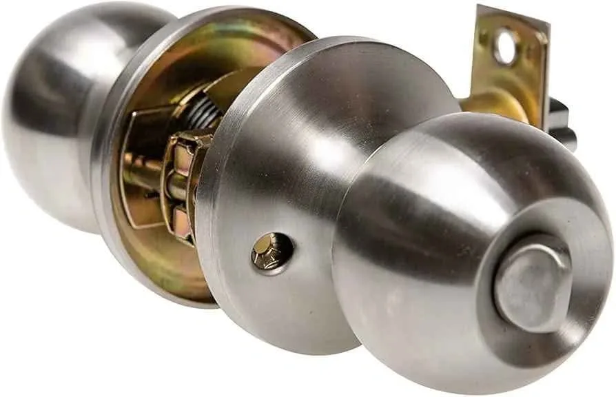 Doorknob lock with 2 keys - brand new - photo 3