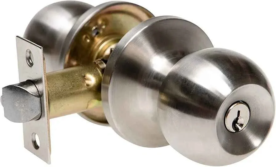 Doorknob lock with 2 keys - brand new - photo 4