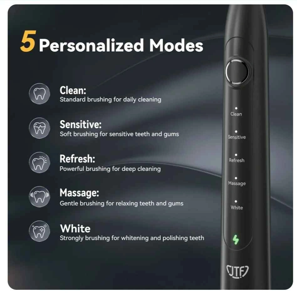 JTF Sonic Electric Toothbrush P100 - photo 4