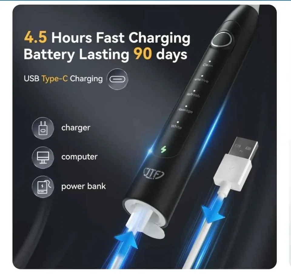 JTF Sonic Electric Toothbrush P100 - photo 5