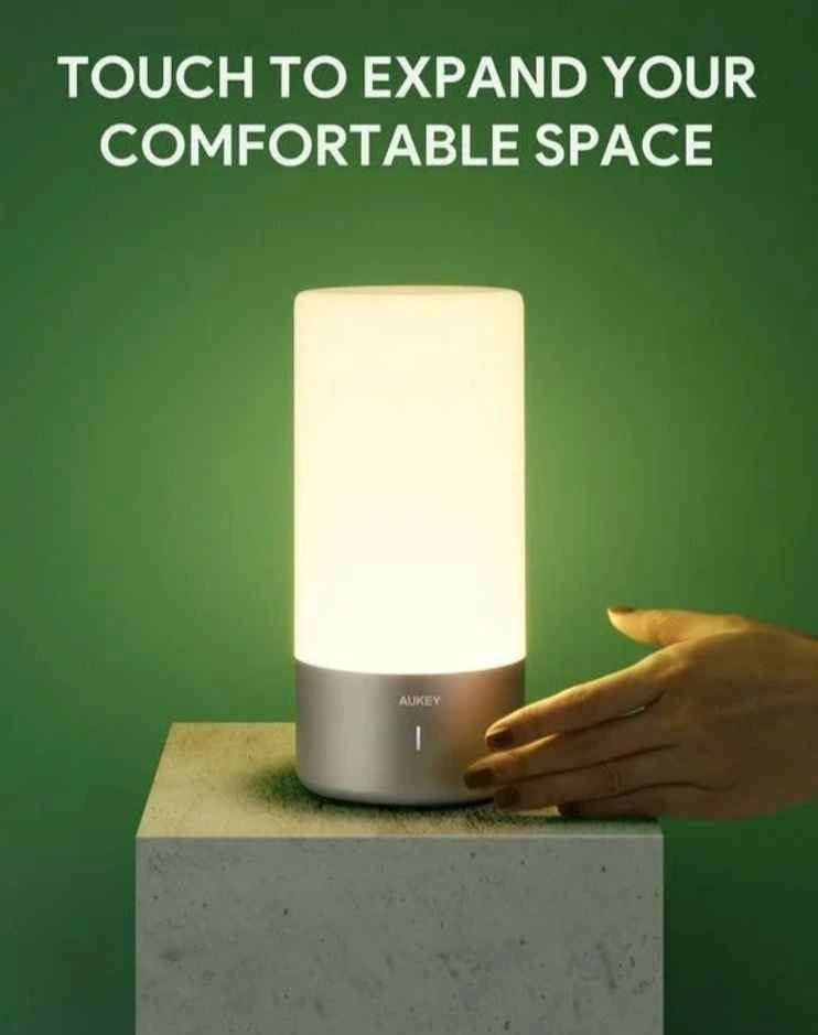 Aukey Touch Control LED Table Lamp, Bedside Lamp - photo 2