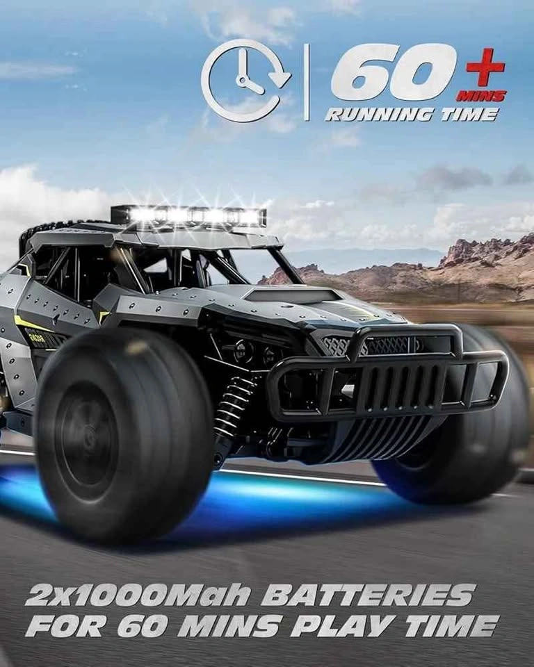 Tecnock 1/16 Scale RC Monster Truck, 2WD High Speed 20KM/H - photo 3