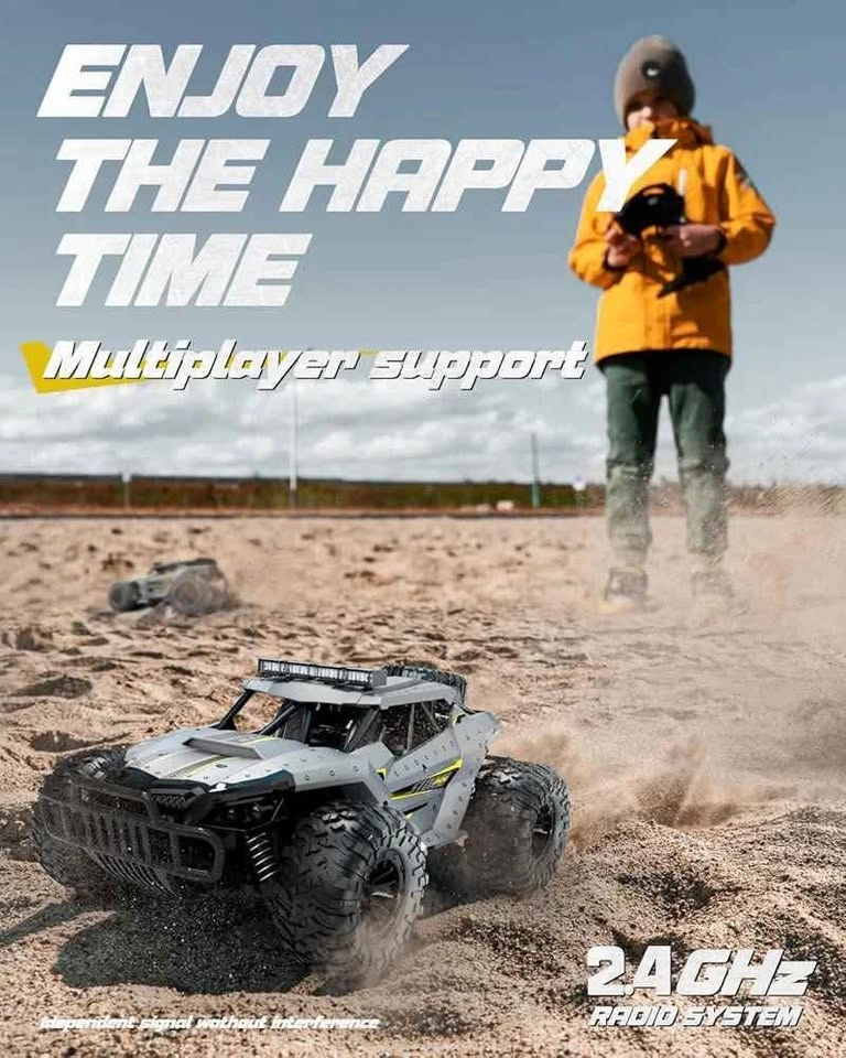 Tecnock 1/16 Scale RC Monster Truck, 2WD High Speed 20KM/H - photo 4