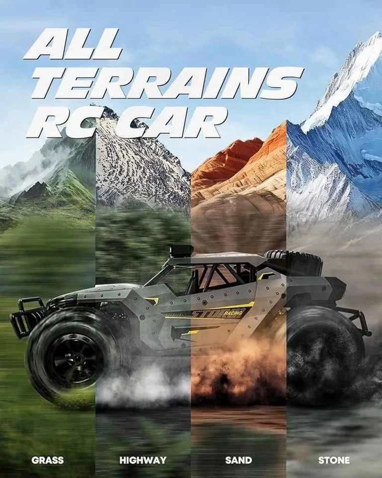 Tecnock 1/16 Scale RC Monster Truck, 2WD High Speed 20KM/H - photo 5