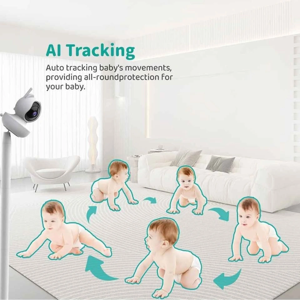 Vizolink AI 5.5 inch Video Baby Monitor - photo 3