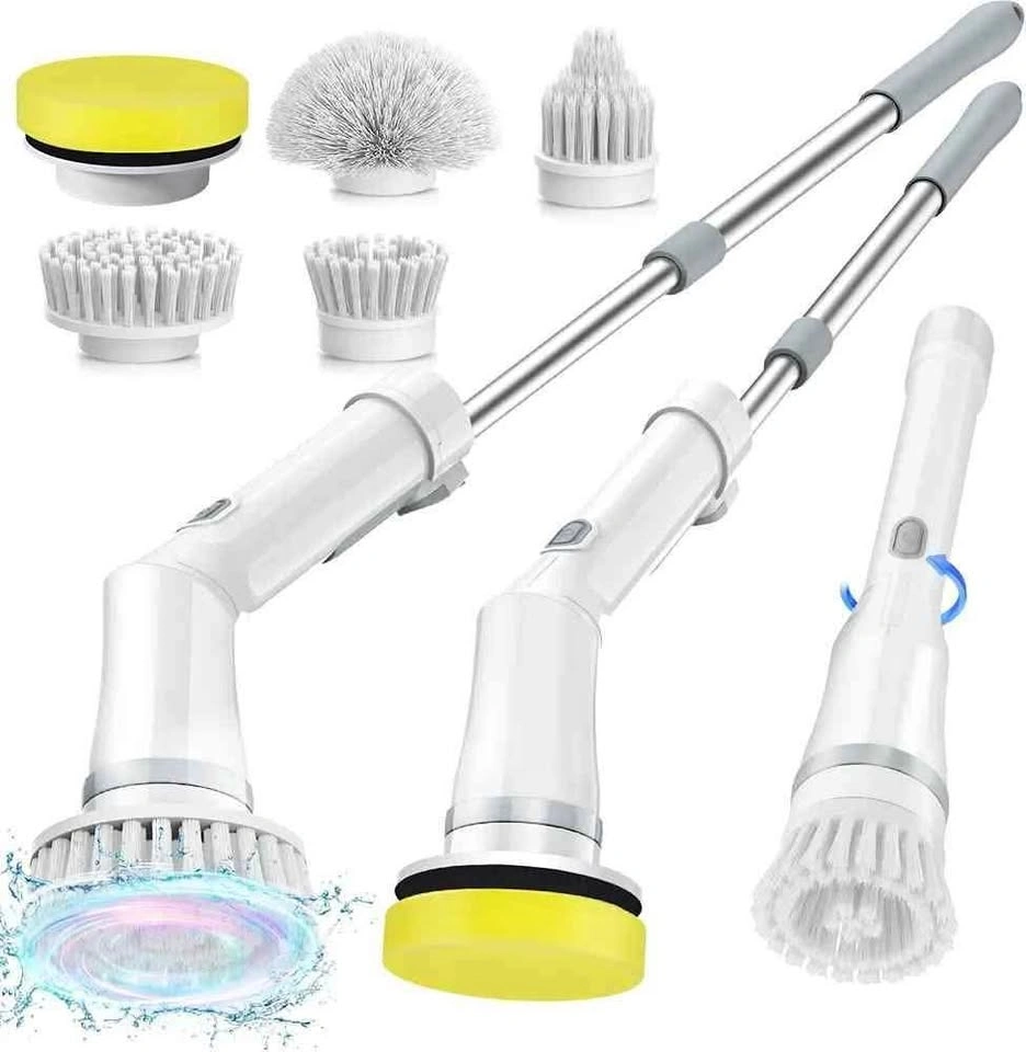 Electric Spin Scrubber, Cordless Cleaning Brush