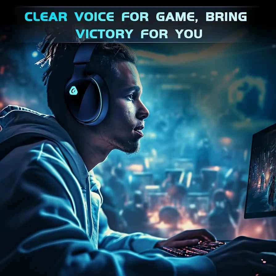 Gtheos 2.4GHz Wireless Gaming Headset for PS5, PS4, PC - photo 5