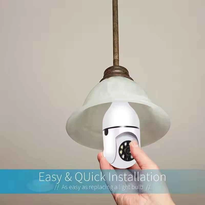 WiFi 360° Rotating 1080P Bulb Camera - photo 3