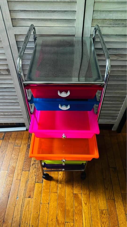 10-Drawer Rolling Storage Cart Rainbow - photo 4