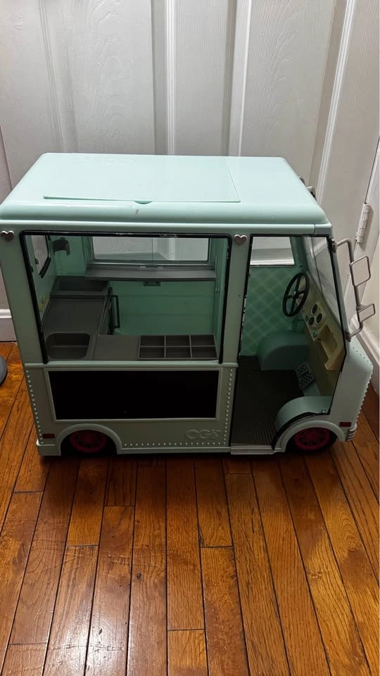 Our Generation Mint Green Toy Food Truck - photo 5