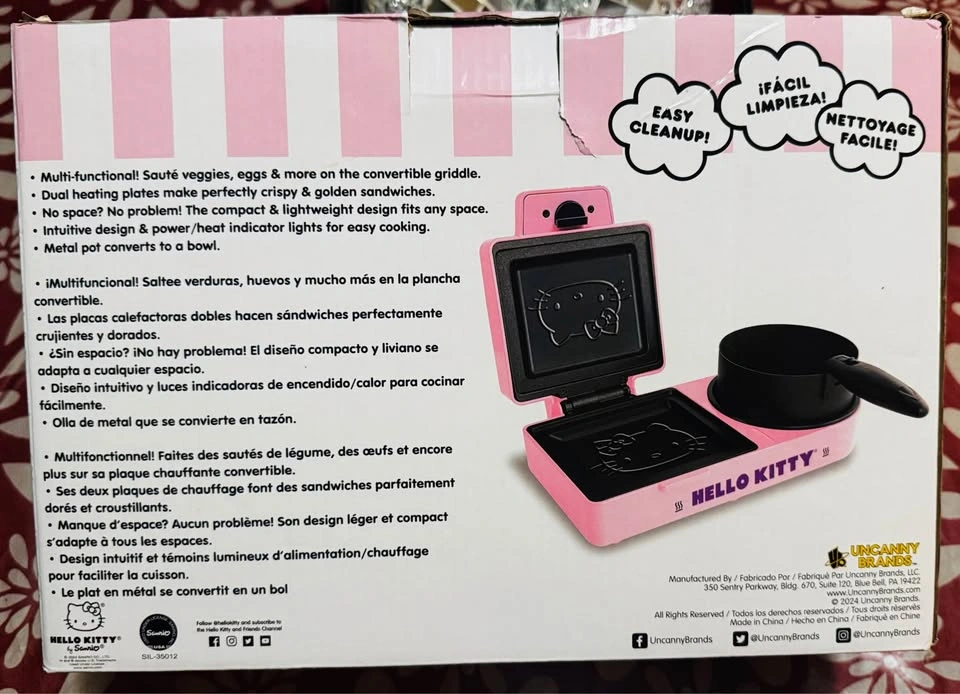Hello Kitty Soup and Sandwich Maker - photo 2