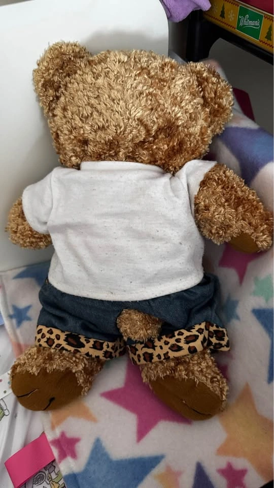 Bear Factory Brown Plush Teddy Bear Butterfly Shirt & Shorts, 20 - photo 2