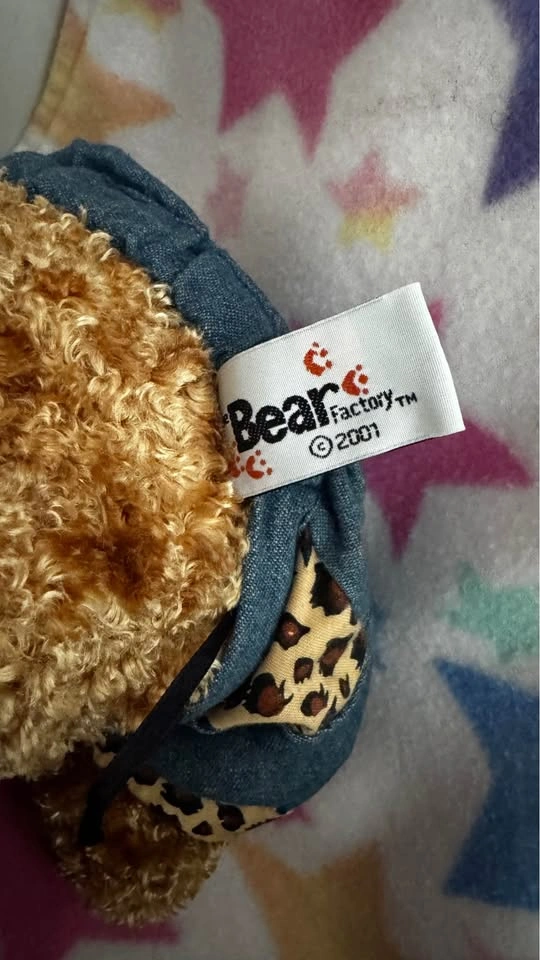 Bear Factory Brown Plush Teddy Bear Butterfly Shirt & Shorts, 20 - photo 3