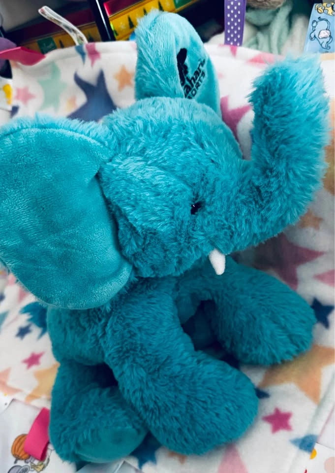 Blue Wishpets elephant plush - photo 4