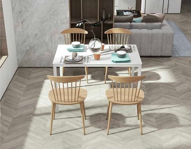 GLASSARA 44"X30" WHITE DINING TABLES - photo 5