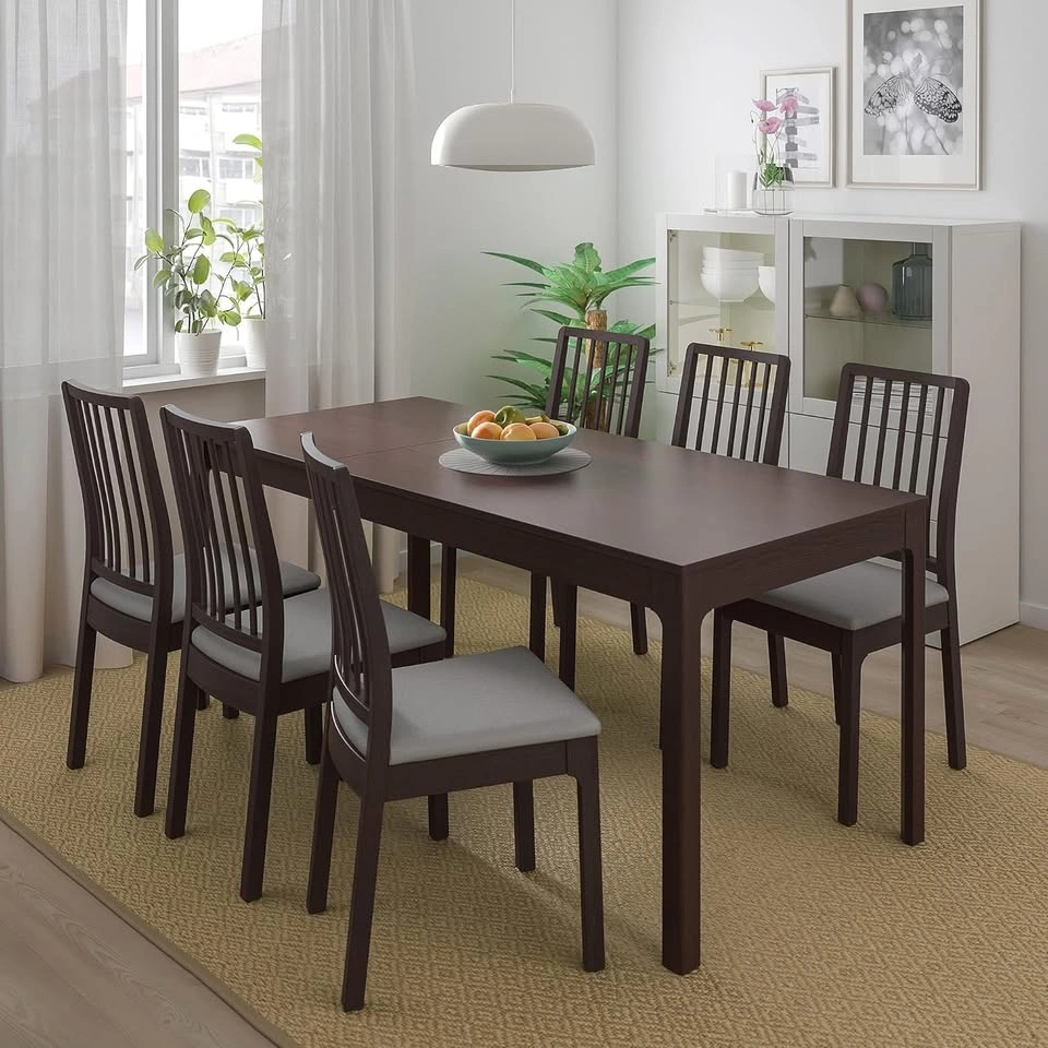 Ikea extendable dining table set - photo 4