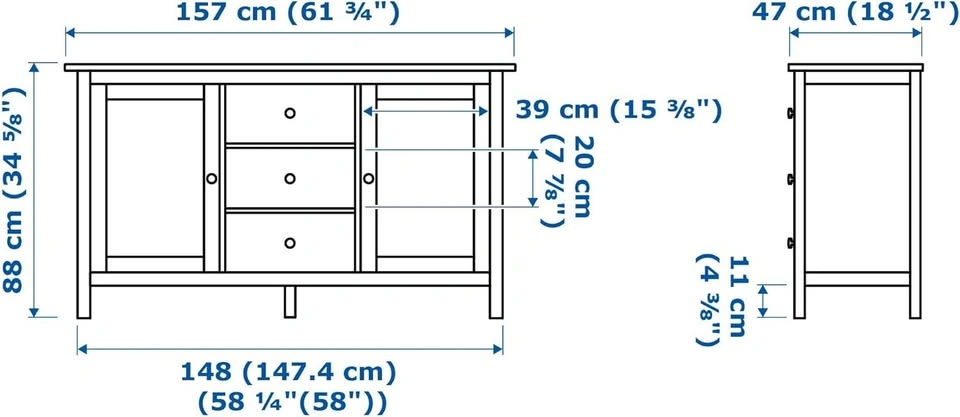 Ikea HEMNES sideboard - photo 3