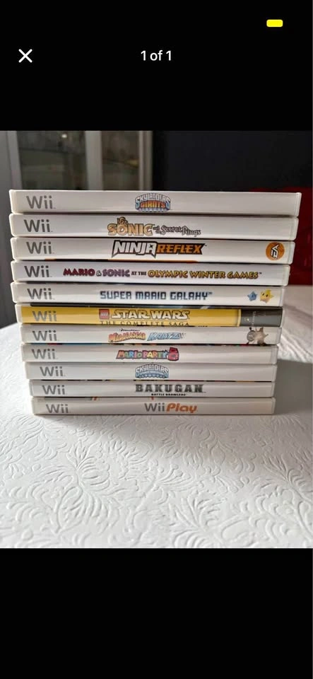 Nintendo Wii Games Bundle - Mario, Sonic, Skylanders, Star Wars