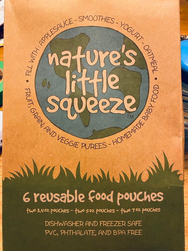 Nature's Little Squeeze Reusable Food Pouches
