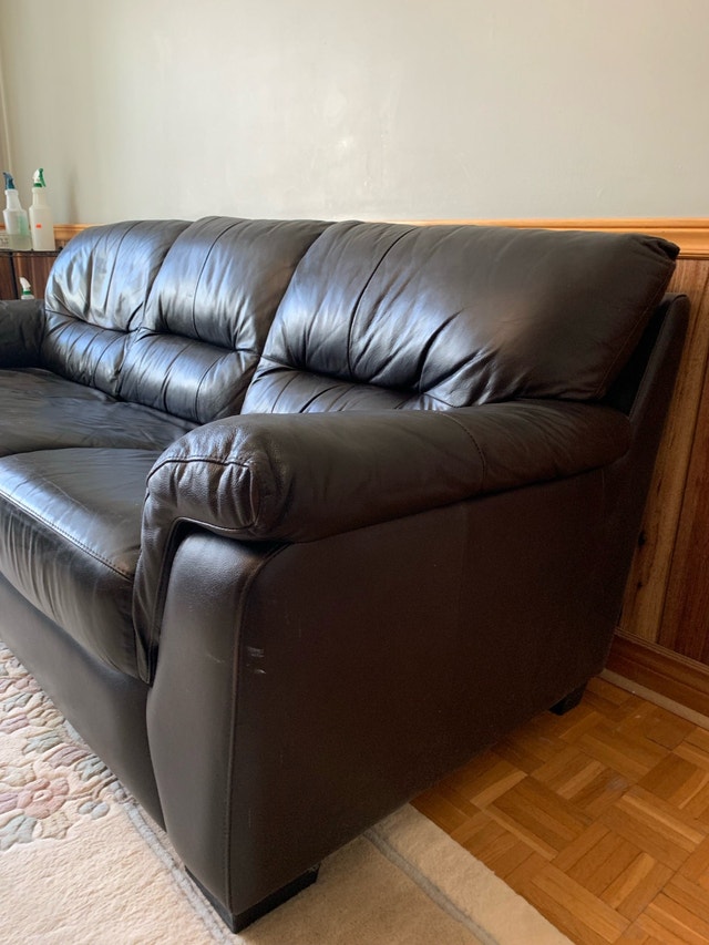 Leather Sofa 3 Seater - photo 2