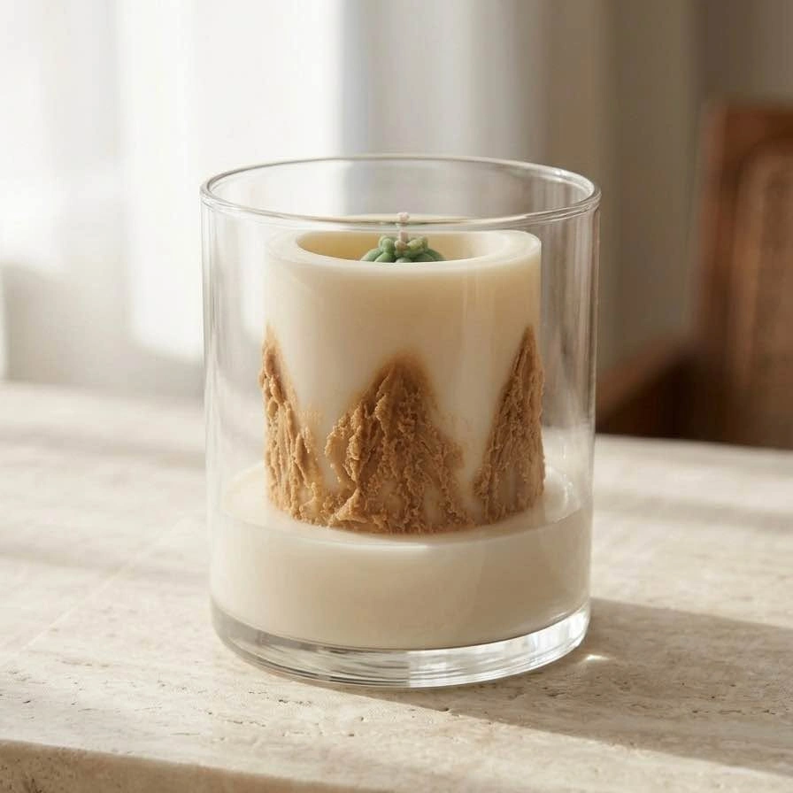Handmade Candle |🌵Cactus Reveal | Soy Wax | Vegan - photo 2
