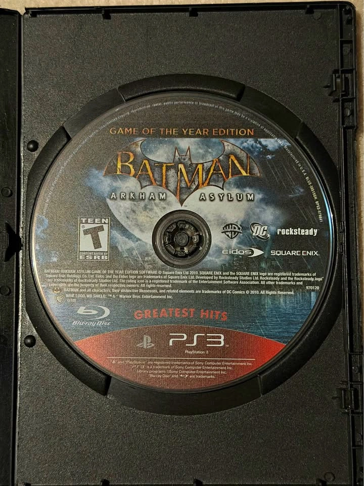 Batman Arkham Asylum Game of the Year Edition PS3
