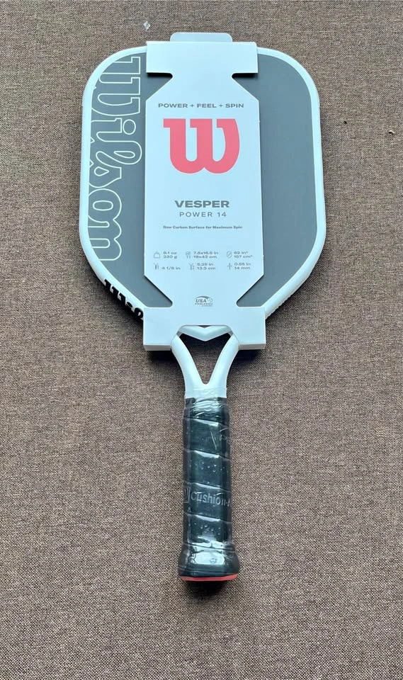 Wilson Vesper Power 14 Pickleball Paddle - Brand New BNIB Sealed