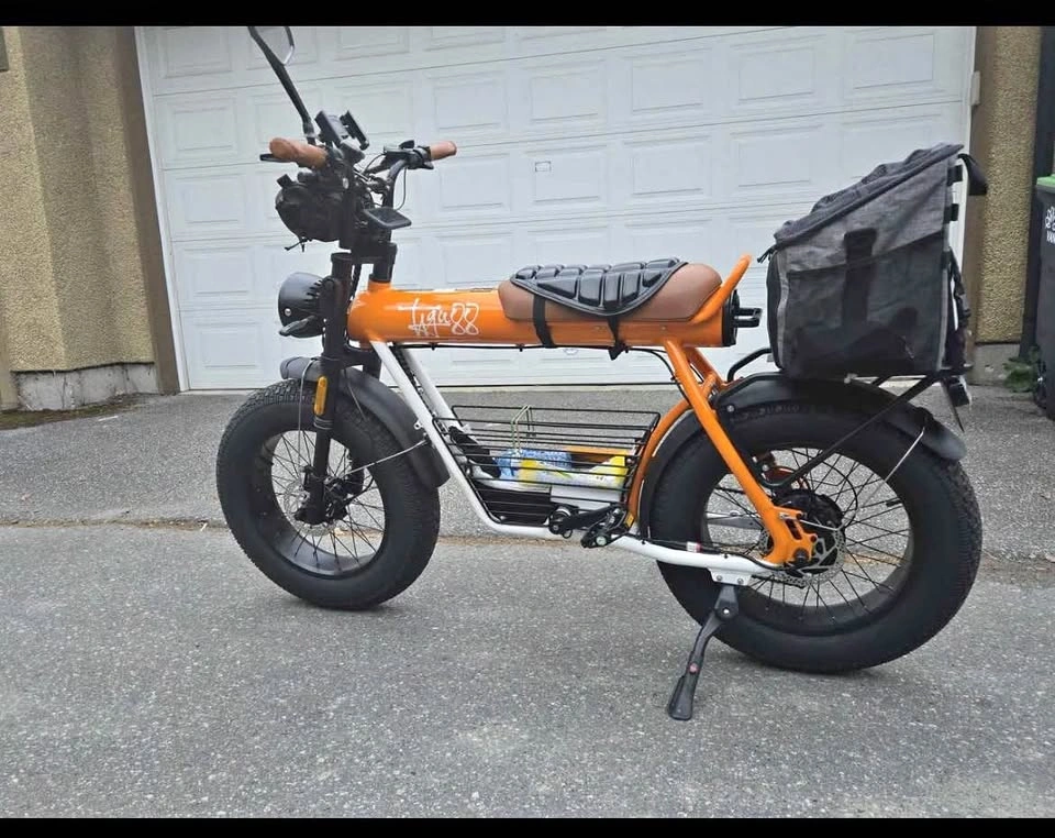 Brand New Liger 88 Luxury E-Bike – Retro Fat Tire Moped