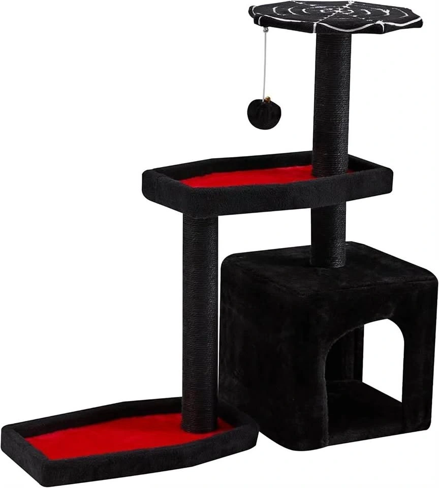 Gothic Cat Tree / Cat Condo with Scratching Posts