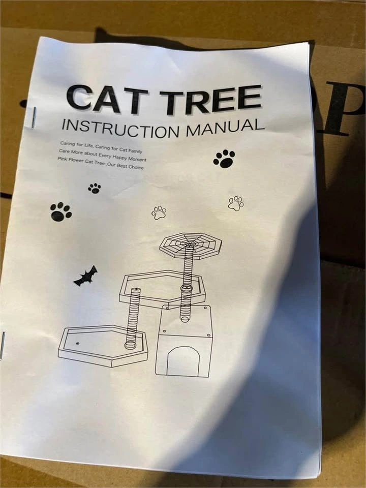 Gothic Cat Tree / Cat Condo with Scratching Posts - photo 5