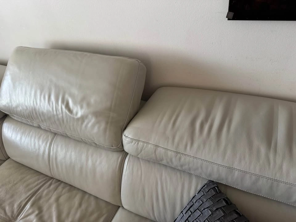 leather couch with chaise - photo 2