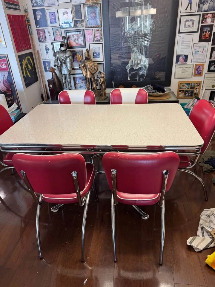 retro kitchen table - photo 3