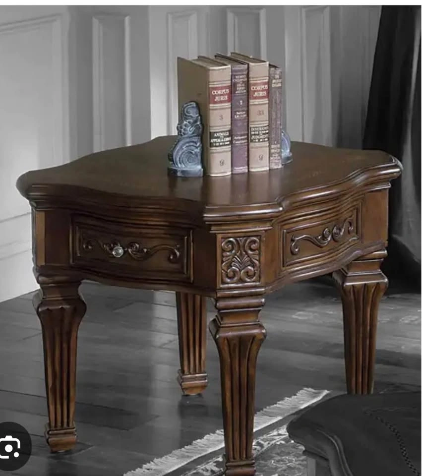 AICO wall unit, Server with Mirror, and 3-pc Coffee Table Set - photo 3