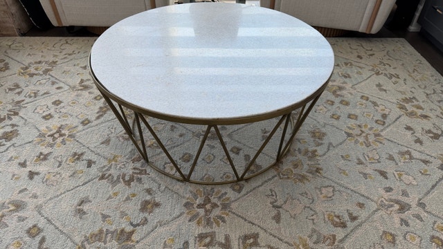 Marble Top Coffee Table