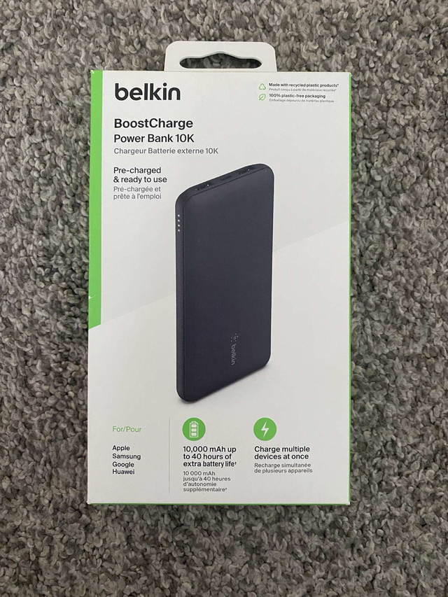 Belkin BoostCharge 10K Power Bank – Brand New - photo 3