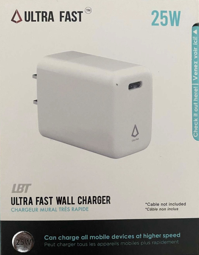 Brand New LBT Ultra Fast 25W Wall Charger - photo 3