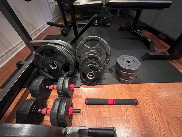 Complete Home Gym Set — Bench, Rack, Bar & Weight Plates - photo 3