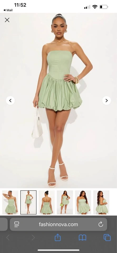 Bubble mini dress - photo 2