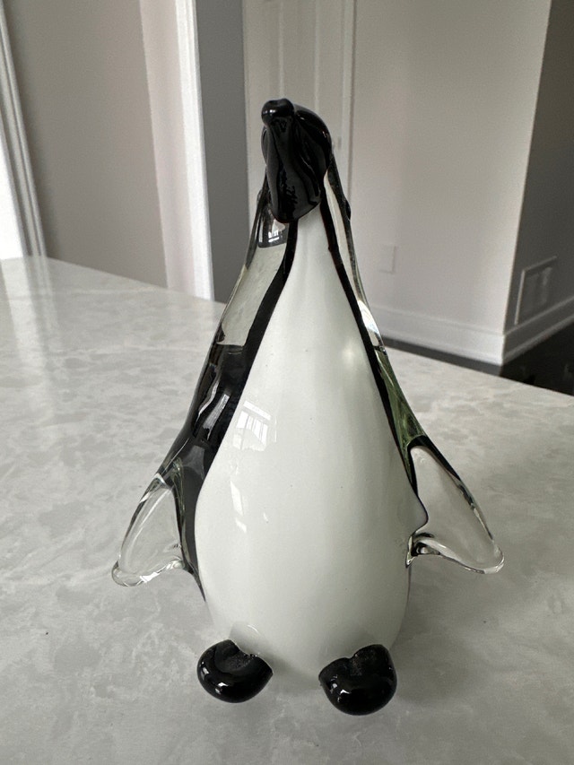 Murano, Alfredo Barbini hand-blown glass penguin sculpture - photo 2