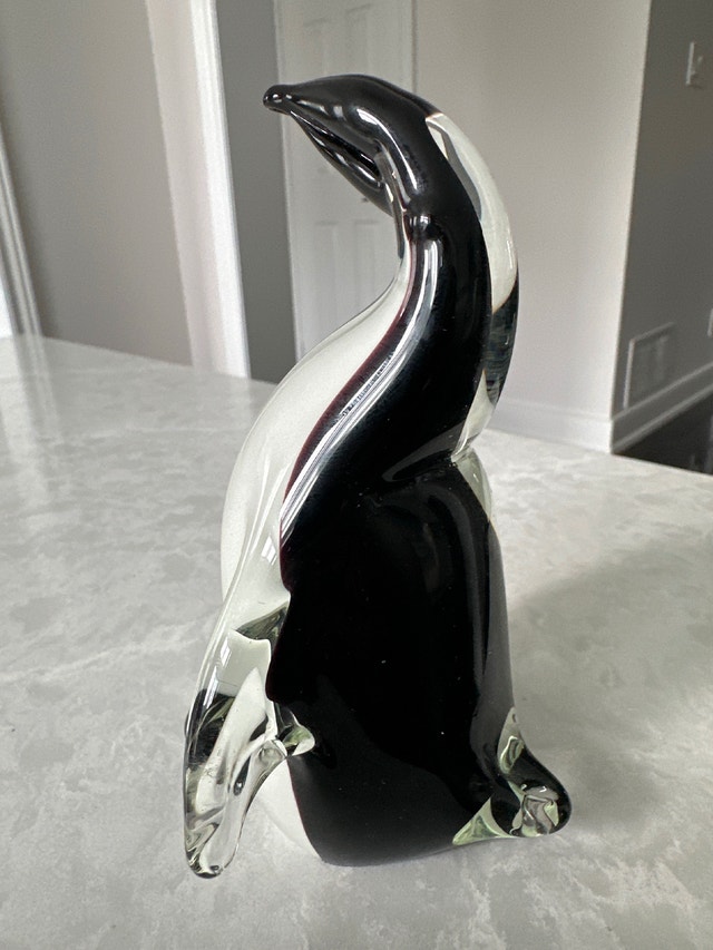 Murano, Alfredo Barbini hand-blown glass penguin sculpture - photo 4