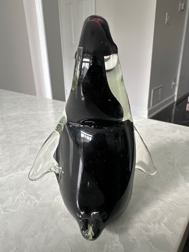 Murano, Alfredo Barbini hand-blown glass penguin sculpture - photo 5