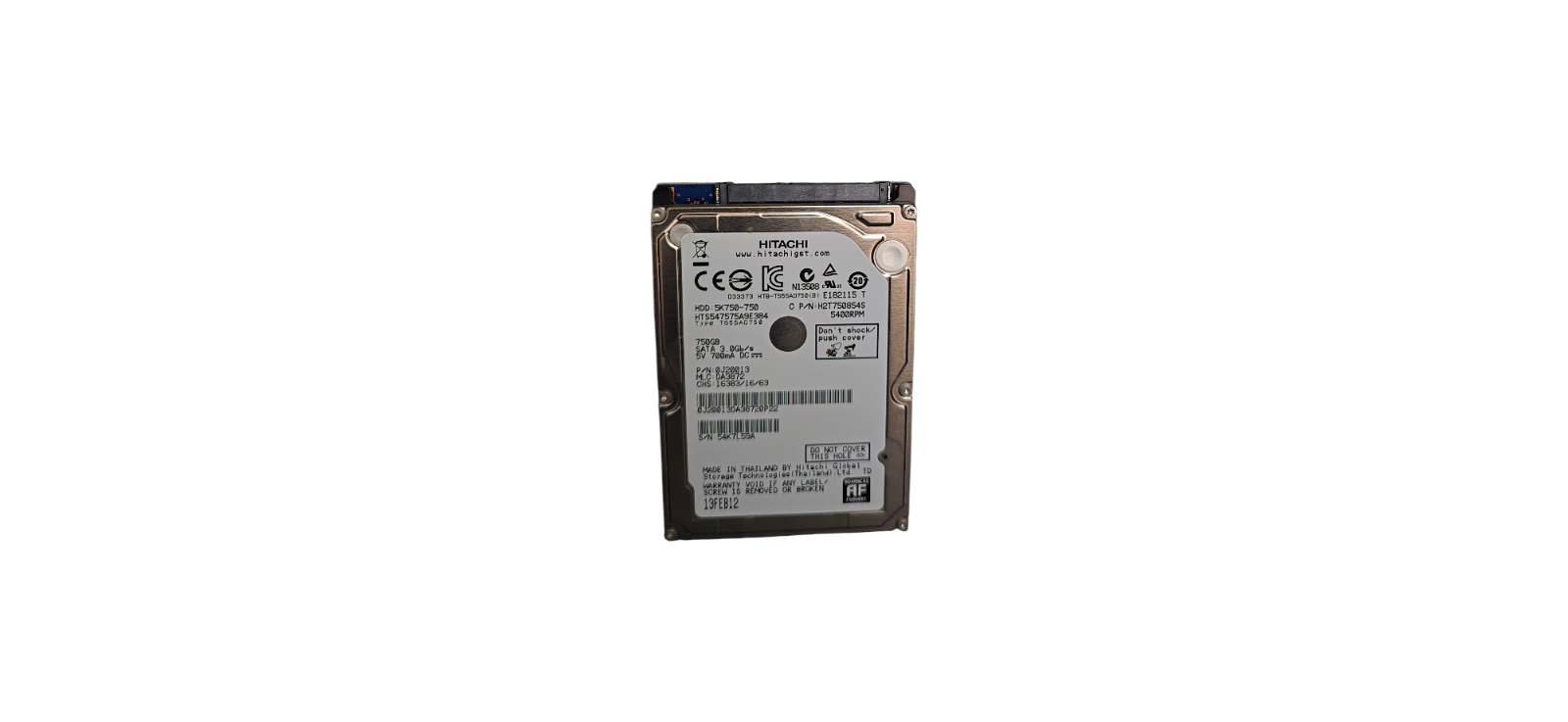 Used 750GB SATA 2.5 inch Internal Hard Drive Mixed Brand