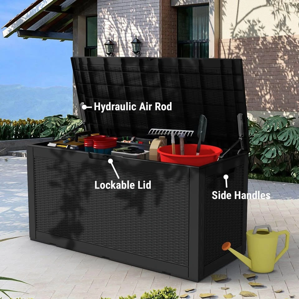 Black 100 Gallon Outdoor Patio Box - photo 5