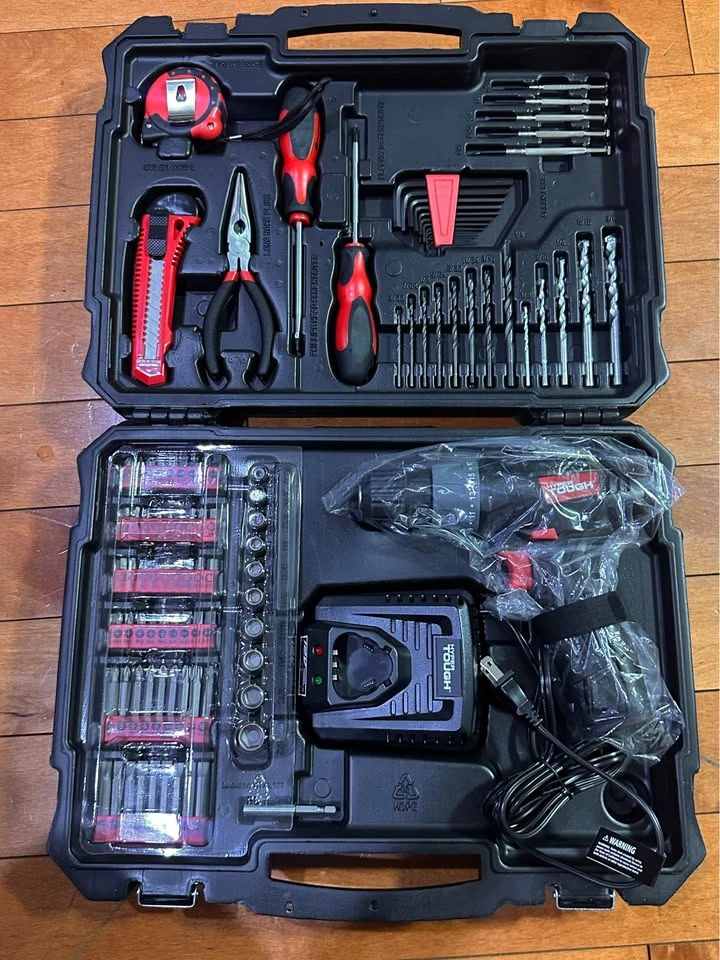 Hyper Tough 104-piece Lithium-Ion Drill/Driver Project Kit - photo 3