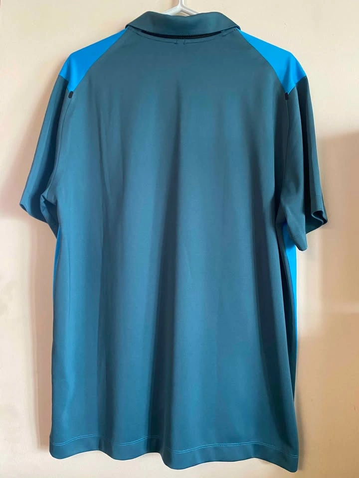 Nike Golf Tour Performance Dri-Fit Blue Polo Shirt Size L - photo 4