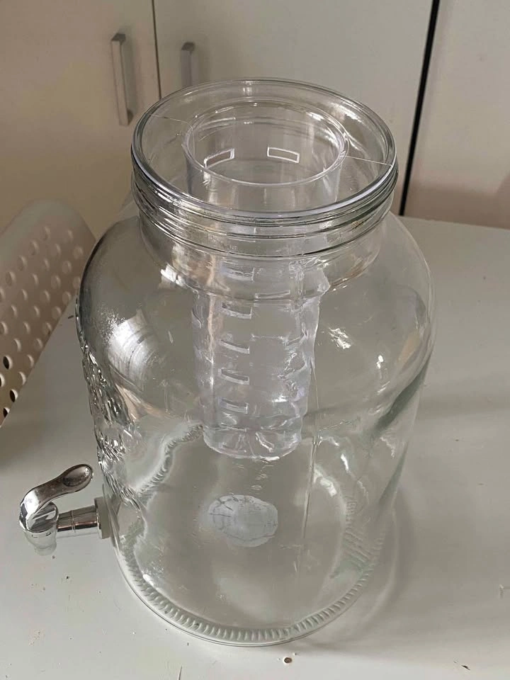 Glass Beverage Dispenser with Spigot and Ice Core - photo 2