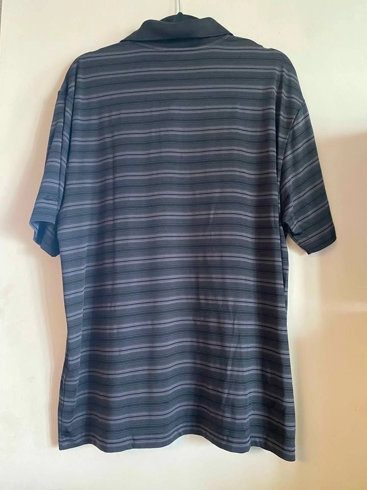 Ben Hogan Performance Striped Polo Shirt Large - photo 3