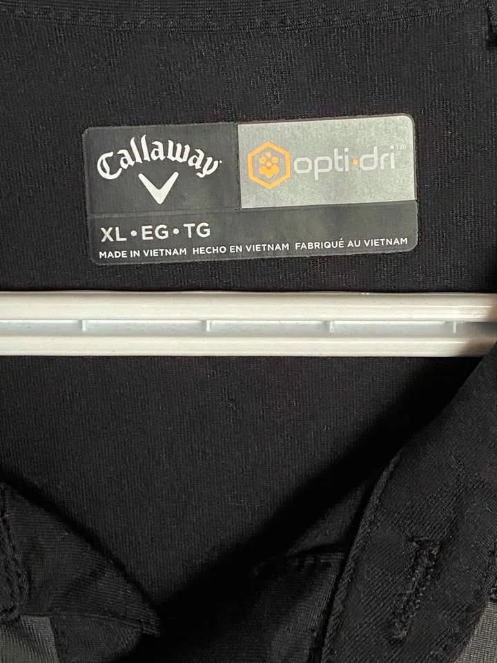 Callaway Opti-Dri Striped Polo Shirt XL - photo 2