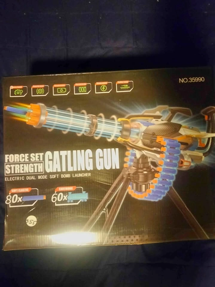 Force set strength Gatling Gun (nerf gun)